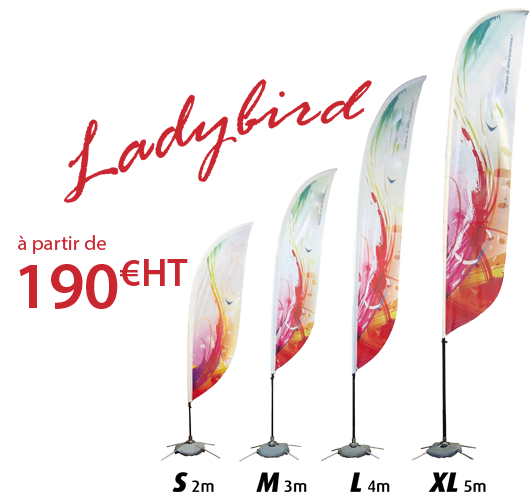 Voiles - Drapeaux - Ladybird